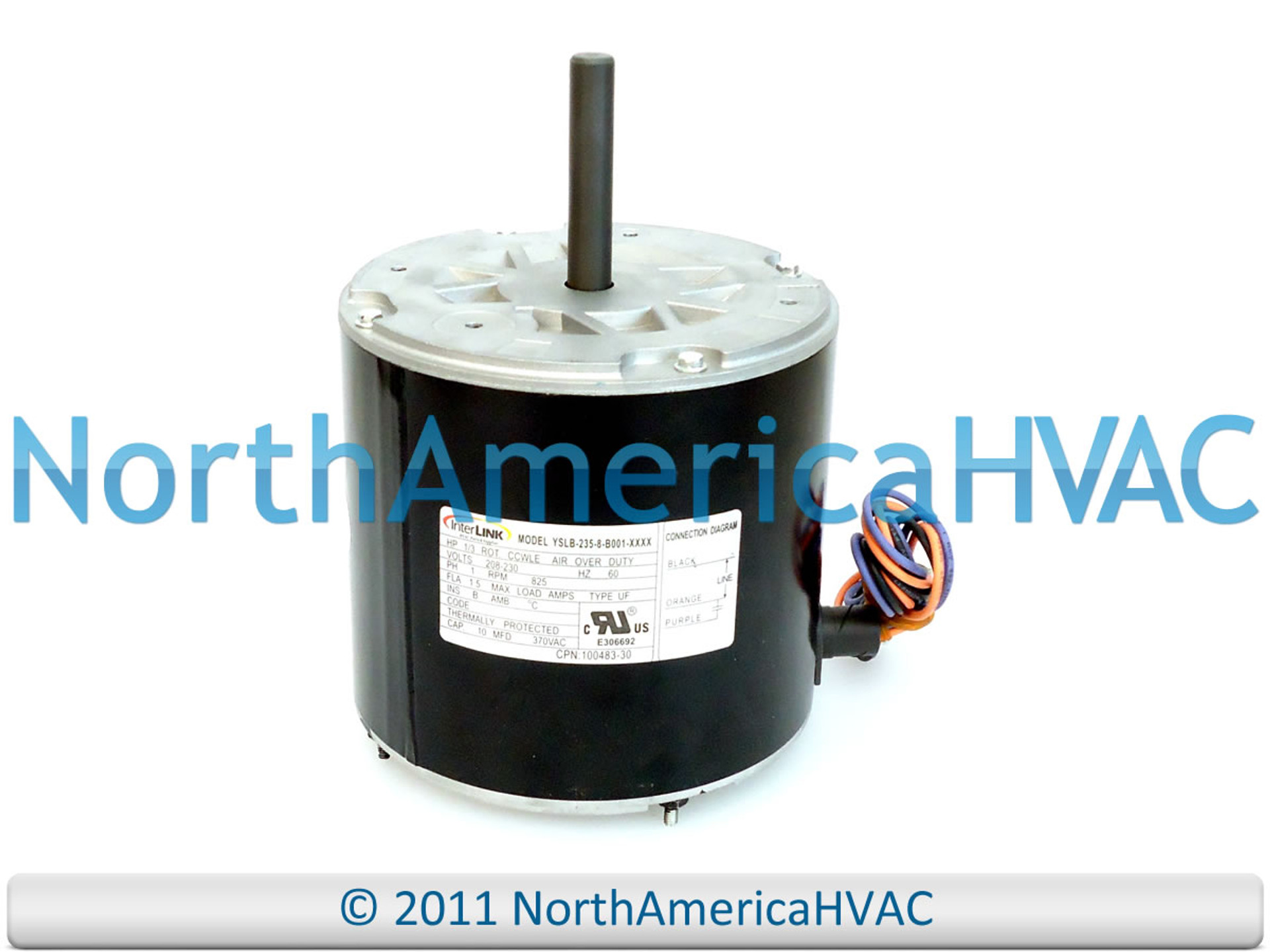 Fan Motor For Lennox Air Conditioner www.northamericahvac.com